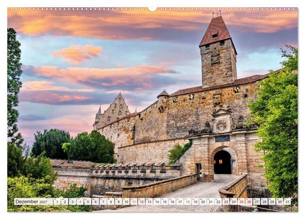 Produktbild: Coburg - Veste, Markt & mehr (hochwertiger Premium Wandkalender 2027 DIN A2 quer), Kunstdruck in Hochglanz