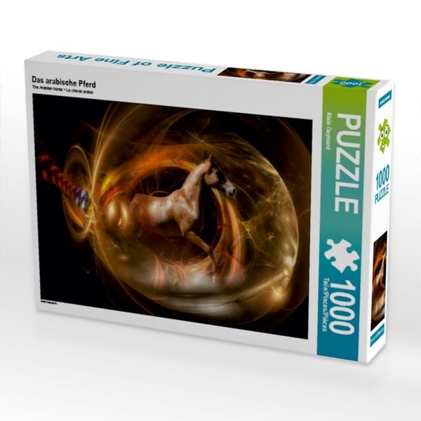 Produktbild: CALVENDO Puzzle Das arabische Pferd | 1000 Teile Lege-Gr&ouml;&szlig;e 64x48cm Foto-Puzzle f&uuml;r gl&uuml;ckliche Stunden