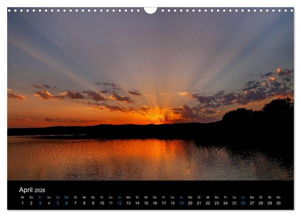 Produktbild: Sonnenunterg&auml;nge (Wandkalender 2026 DIN A3 quer), CALVENDO Monatskalender