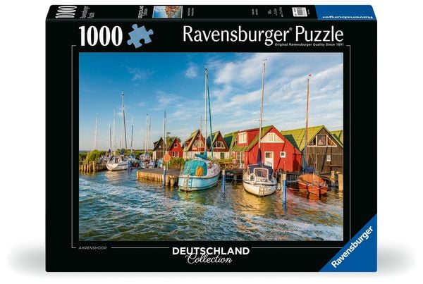 Erwachsenenpuzzle 1000 Teile - Romantische Hafenwelt von Ahrenshoop