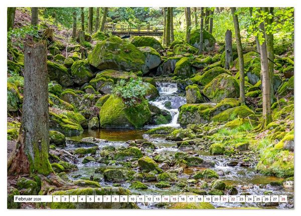 Produktbild: Harzwanderung-Durch das Ilsetal zu den Ilsef&auml;llen (Wandkalender 2026 DIN A4 quer), CALVENDO Monatskalender