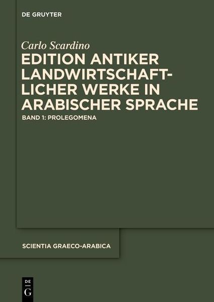 Produktbild: Edition antiker landwirtschaftlicher Werke in arabischer Sprache