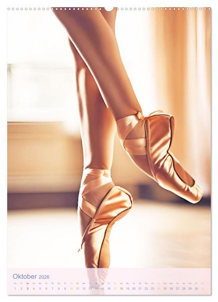 Produktbild: Mit Tutu und Spitzenschuhen Impressionen aus dem Ballett (Wandkalender 2026 DIN A2 hoch), CALVENDO Monatskalender