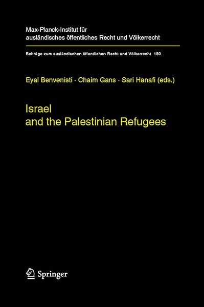Produktbild: Israel and the Palestinian Refugees