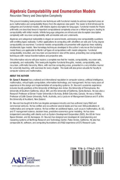 Produktbild: Algebraic Computability and Enumeration Models