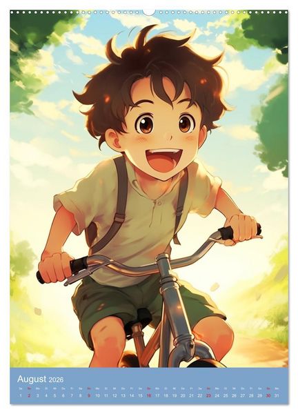 Produktbild: Manga-Boys. Die Abenteuer liebenswerter Jungs (hochwertiger Premium Wandkalender 2026 DIN A2 hoch), Kunstdruck in Hochglanz