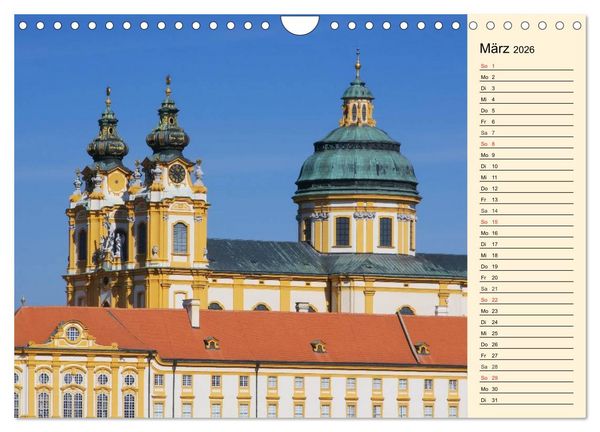 Produktbild: Die Wachau - Bezaubernde Orte an der Donau (Wandkalender 2026 DIN A4 quer), CALVENDO Monatskalender