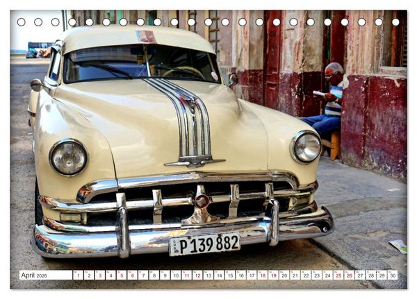 Produktbild: AMERICAN CAR 1950 (Tischkalender 2026 DIN A5 quer), CALVENDO Monatskalender