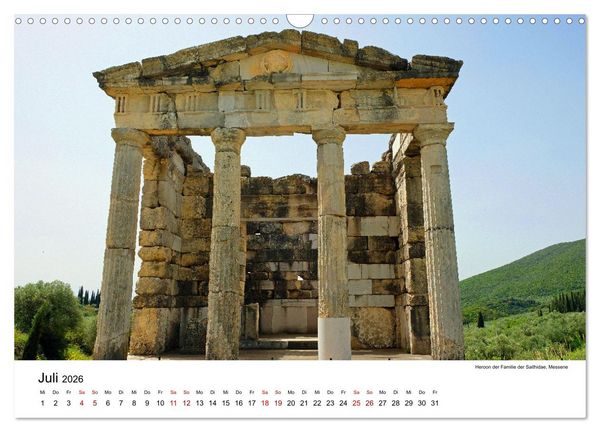 Produktbild: Wundersch&ouml;ne Highlights der griechischen Antike (Wandkalender 2026 DIN A3 quer), CALVENDO Monatskalender