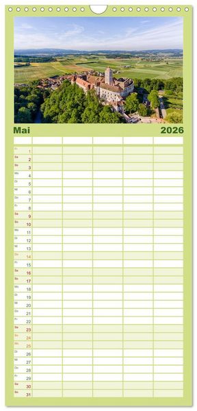 Produktbild: Familienplaner 2026 - Wundersch&ouml;nes &Ouml;sterreich mit 5 Spalten (Wandkalender, 21 x 45 cm) CALVENDO