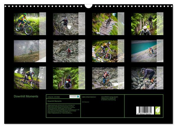 Produktbild: Downhill Moments (Wandkalender 2026 DIN A3 quer), CALVENDO Monatskalender