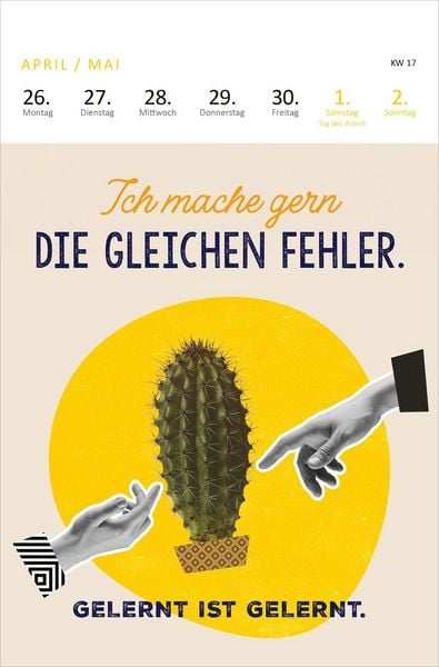 Produktbild: Wochenkalender Mir geht&rsquo;s nicht gut, ich glaub ich hab Montag 2027