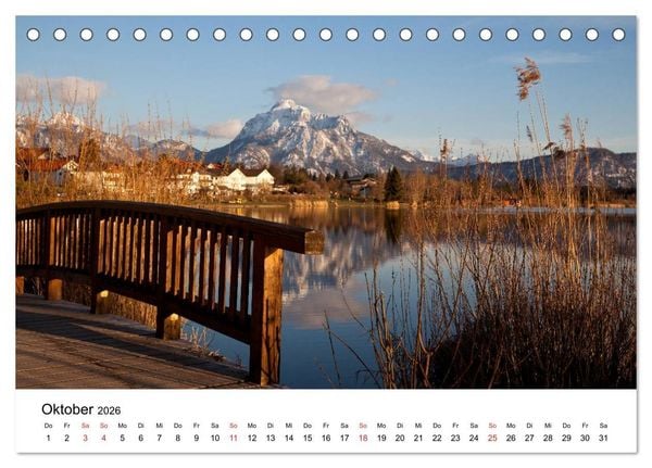 Produktbild: Hopfensee - Riviera des Allg&auml;us (Tischkalender 2026 DIN A5 quer), CALVENDO Monatskalender