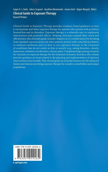 Produktbild: Clinical Guide to Exposure Therapy
