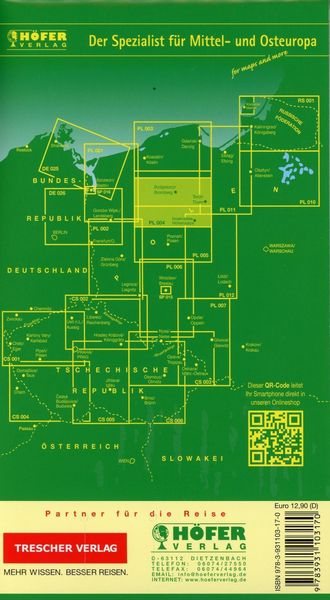Produktbild: H&ouml;fer Polen PL004 S&uuml;dl. Pommern/Netzebruch/1 : 200 000