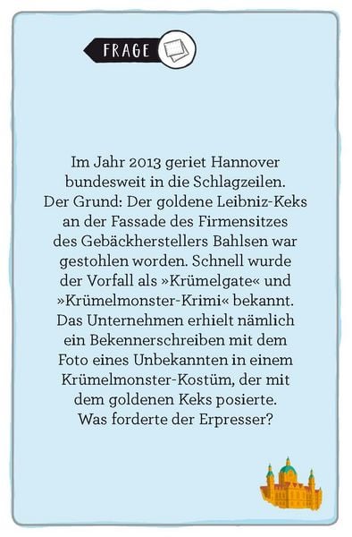 Produktbild: Hannover. Das Heimat-Quiz