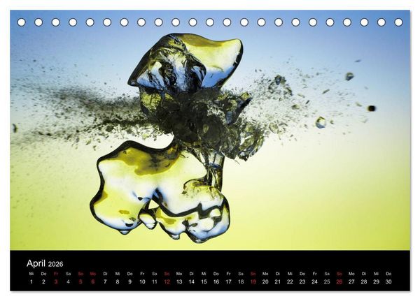 Produktbild: Ballistik Highspeed Fotos (Tischkalender 2026 DIN A5 quer), CALVENDO Monatskalender