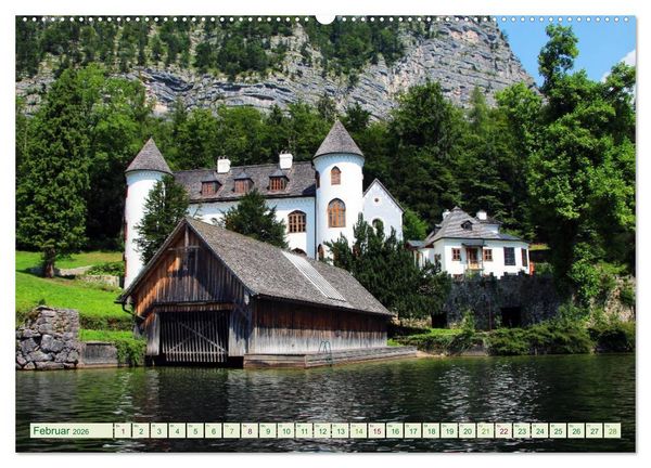 Produktbild: Hallstatt, Marktgemeinde am Hallst&auml;tter See (Wandkalender 2026 DIN A2 quer), CALVENDO Monatskalender