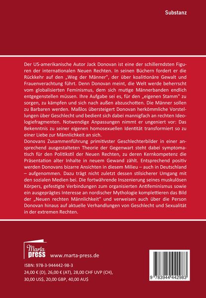 Produktbild: Neue rechte M&auml;nnlichkeit