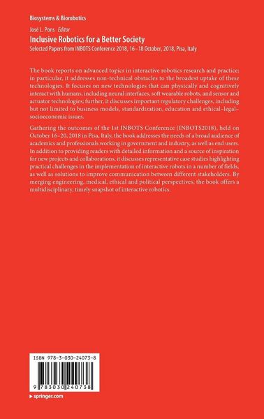 Produktbild: Inclusive Robotics for a Better Society