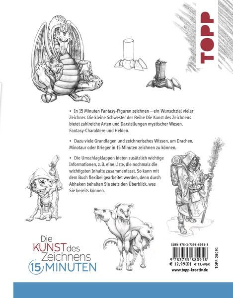 Produktbild: Die Kunst des Zeichnens 15 Minuten - Fantasy