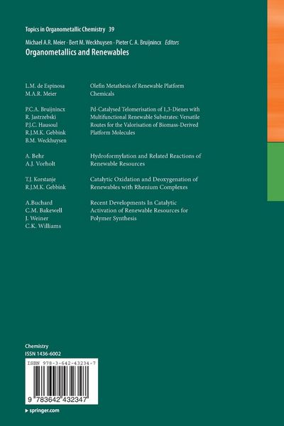 Produktbild: Organometallics and Renewables