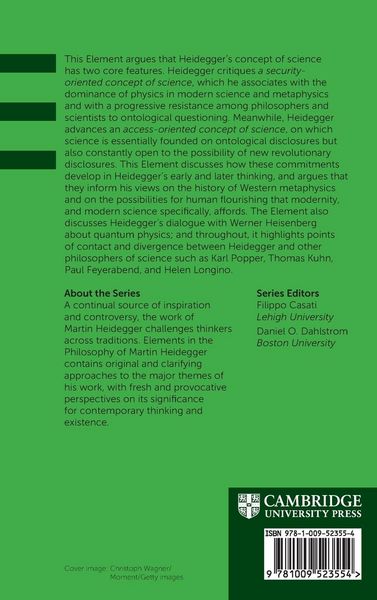 Produktbild: Heidegger's Concept of Science