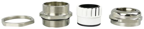 Produktbild: TRU COMPONENTS TC-10302848 Kabelverschraubung M32 Messing (vernickelt) Metall 1St.