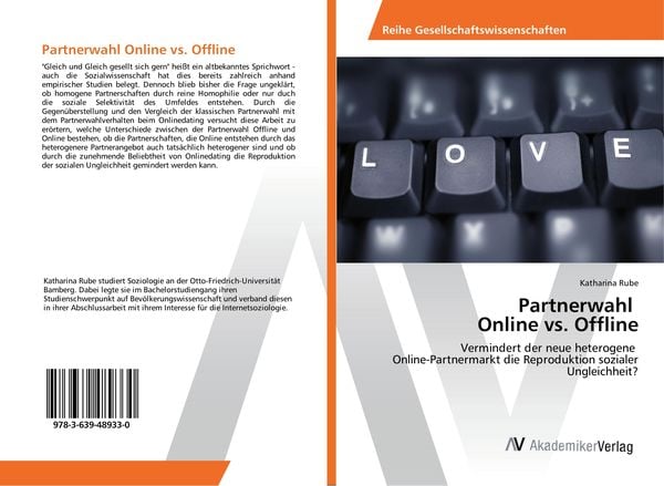 Produktbild: Partnerwahl Online vs. Offline
