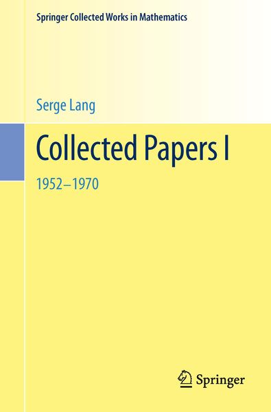 Produktbild: Collected Papers I