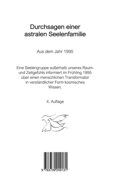 Produktbild: Durchsagen einer astralen Seelenfamilie