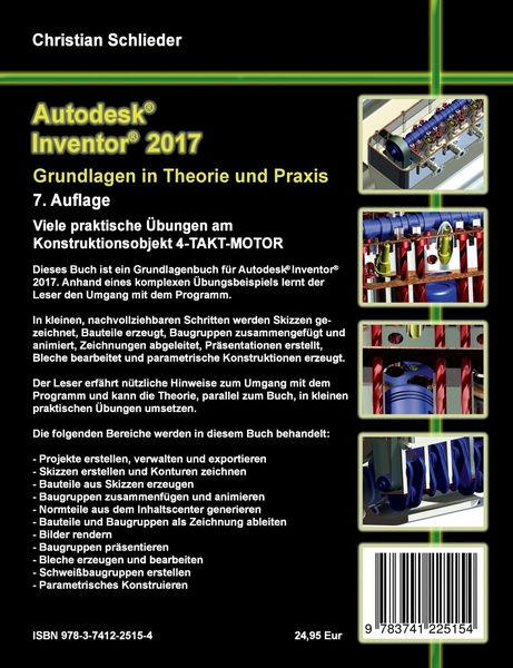 Produktbild: Autodesk Inventor 2017 - Grundlagen in Theorie und Praxis
