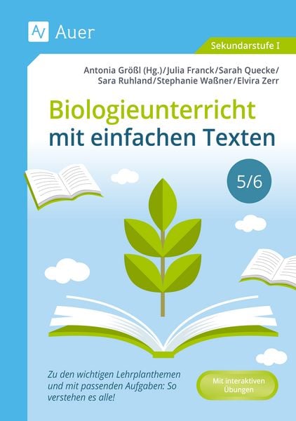 Produktbild: Biologieunterricht mit einfachen Texten 5-6