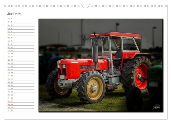 Produktbild: Oldtimer - geliebte Trecker (Wandkalender 2026 DIN A3 quer), CALVENDO Monatskalender