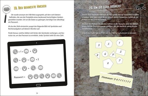 Produktbild: Das perfekte Verbrechen-Rätselbuch