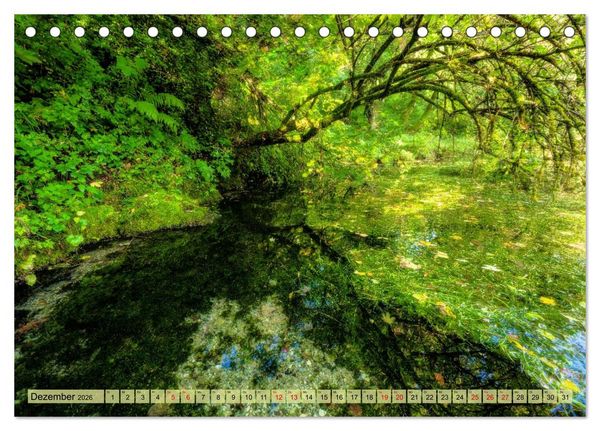 Produktbild: Faszinierende Karstquellen auf der Schw&auml;bischen Alb (Tischkalender 2026 DIN A5 quer), CALVENDO Monatskalender