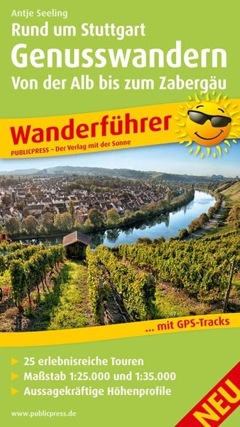 Produktbild: Publicpress sonstige F&uuml;hrer Rund um Stuttgart Genusswandern, Von der Alb bis zum Zaberg&auml;u