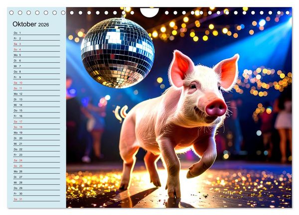 Produktbild: Tierisch kreativ: Hobbies im Tierreich (Wandkalender 2026 DIN A4 quer), CALVENDO Monatskalender