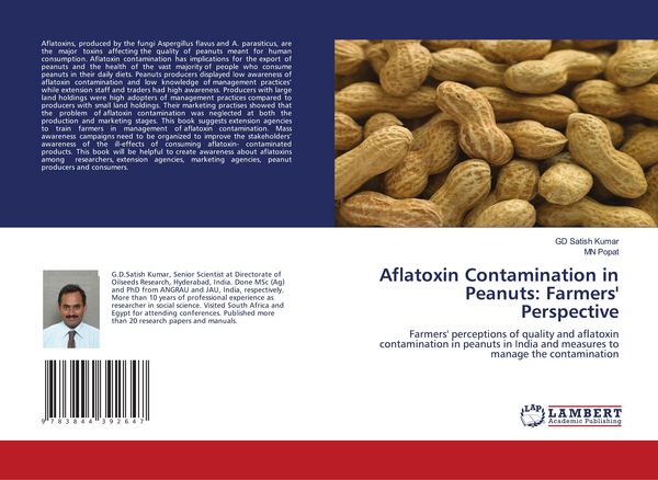 Produktbild: Aflatoxin Contamination in Peanuts: Farmers' Perspective