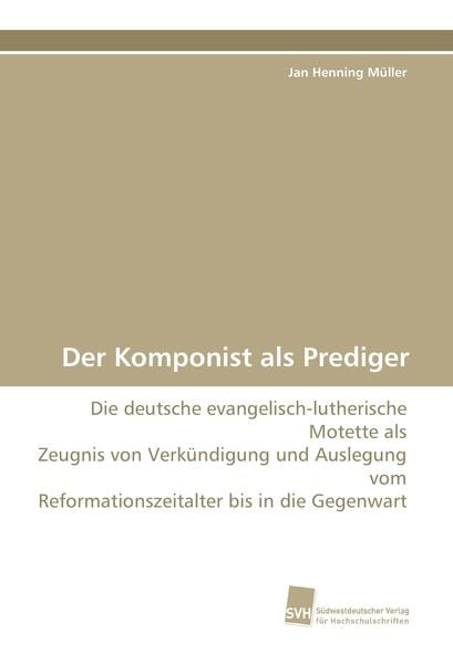 Produktbild: Der Komponist als Prediger
