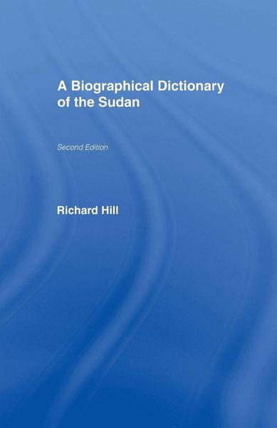 Produktbild: A Biographical Dictionary of the Sudan