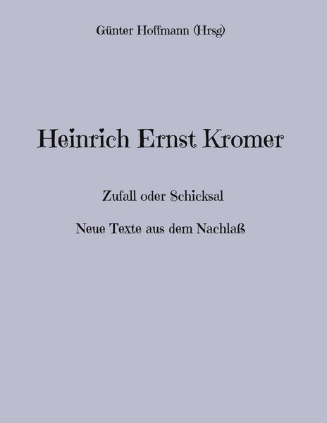 Produktbild: Heinrich Ernst Kromer