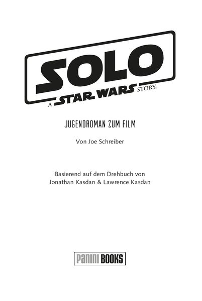 Produktbild: Solo: A Star Wars Story (Jugendroman zum Film)