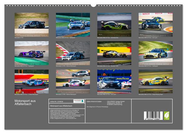Produktbild: Motorsport aus Affalterbach (hochwertiger Premium Wandkalender 2026 DIN A2 quer), Kunstdruck in Hochglanz