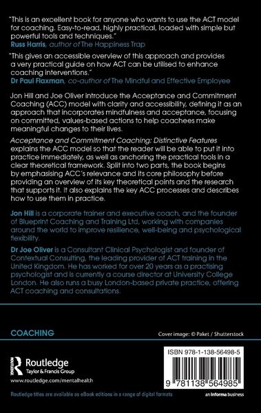Produktbild: Acceptance and Commitment Coaching
