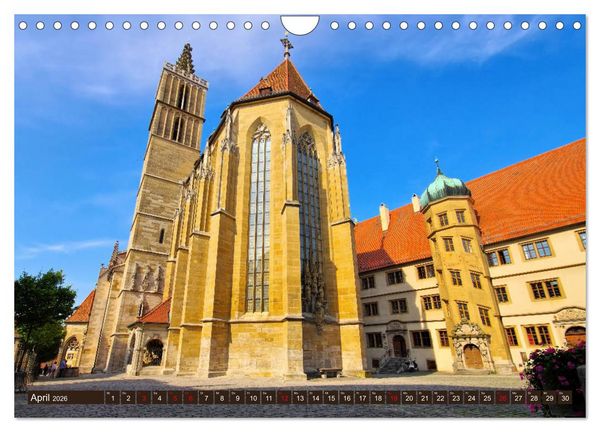 Produktbild: Rothenburg o. d. Tauber - Perle des Taubertales (Wandkalender 2026 DIN A4 quer), CALVENDO Monatskalender