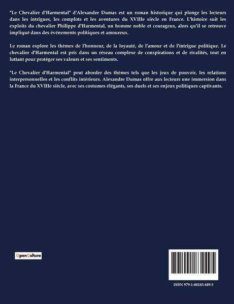 Produktbild: Le Chevalier D' Harmental