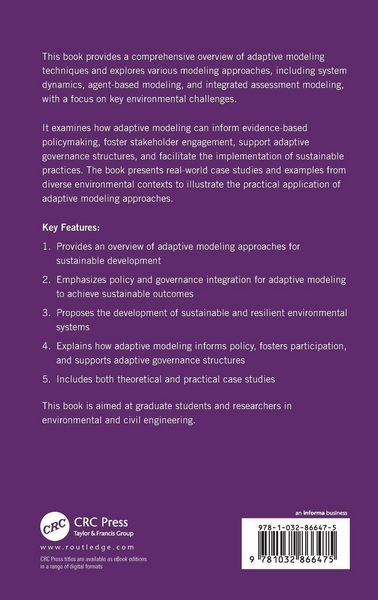 Produktbild: Approaches of Adaptive Modeling for Sustainable Environmental Systems