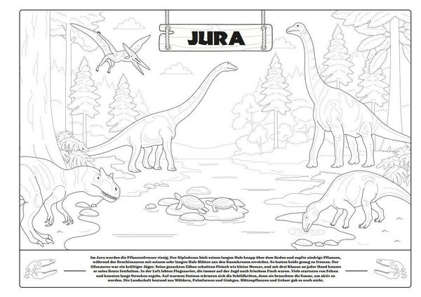 Produktbild: Mein extra gro&szlig;es Malbuch - Dinosaurier