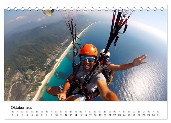 Produktbild: Abenteuer Outdoor (Tischkalender 2026 DIN A5 quer), CALVENDO Monatskalender